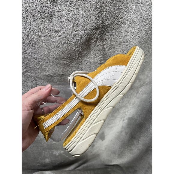 Vtg 90s PUMA Woman’s 11 Open Toe Lace Slingback Trainer Sneaker Platform Suede - Picture 6 of 9